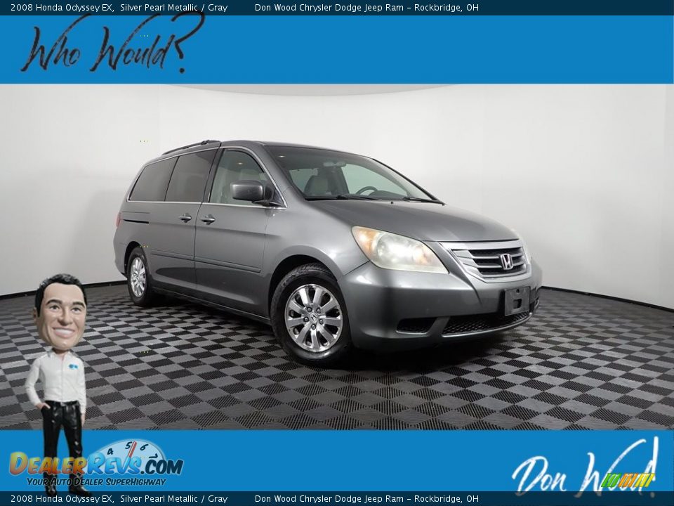 2008 Honda Odyssey EX Silver Pearl Metallic / Gray Photo #1