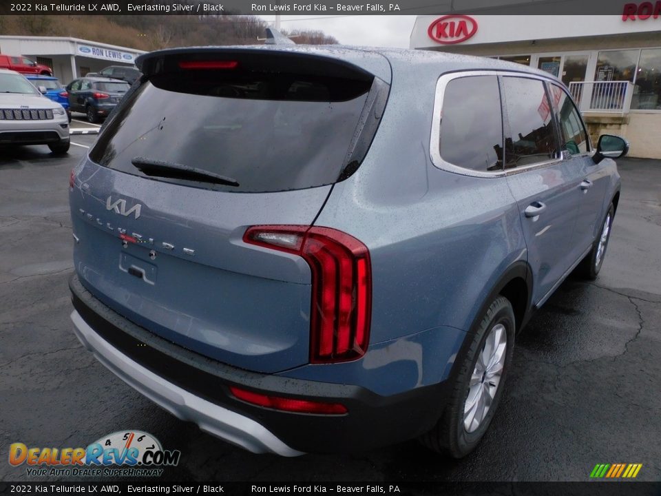 2022 Kia Telluride LX AWD Everlasting Silver / Black Photo #3
