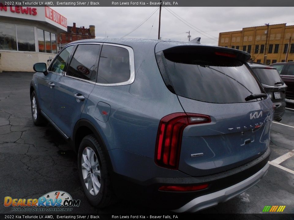 2022 Kia Telluride LX AWD Everlasting Silver / Black Photo #6