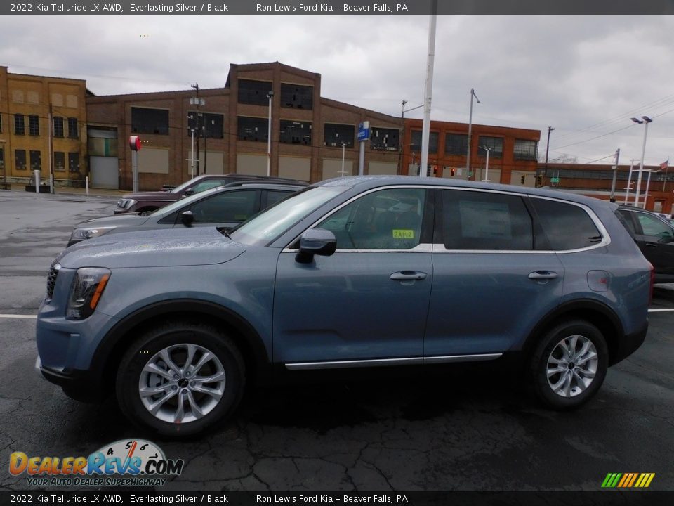 2022 Kia Telluride LX AWD Everlasting Silver / Black Photo #7