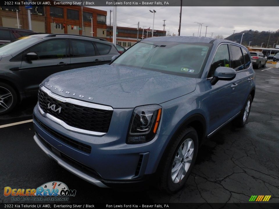 2022 Kia Telluride LX AWD Everlasting Silver / Black Photo #8