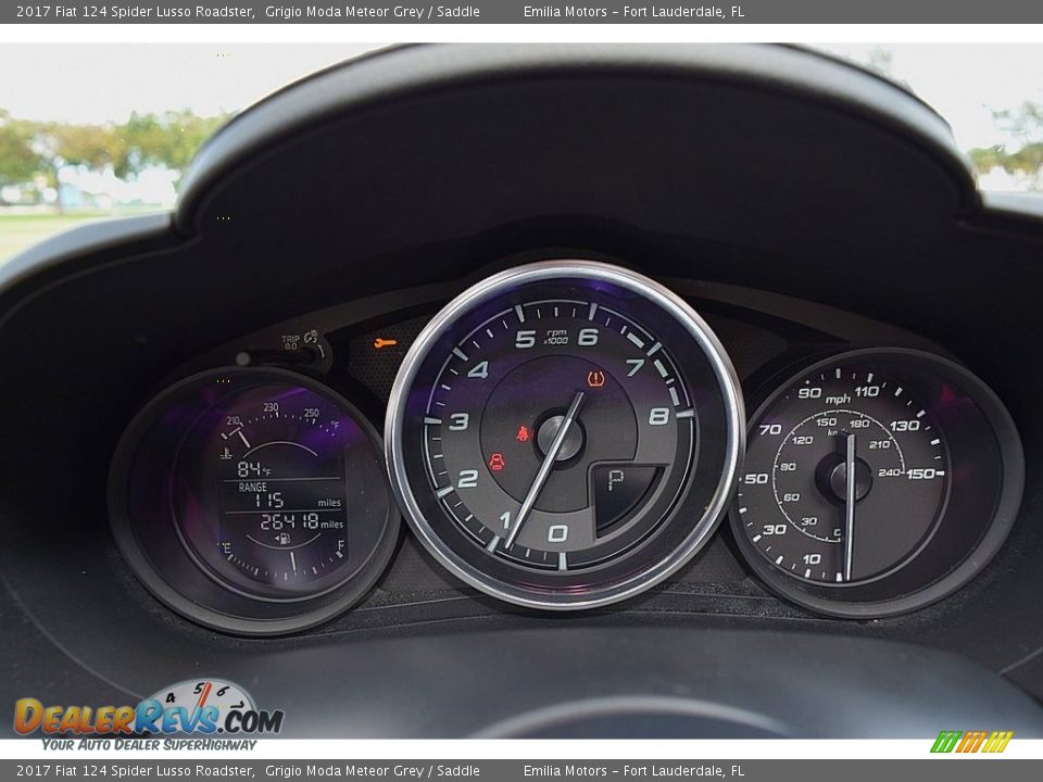 2017 Fiat 124 Spider Lusso Roadster Gauges Photo #46