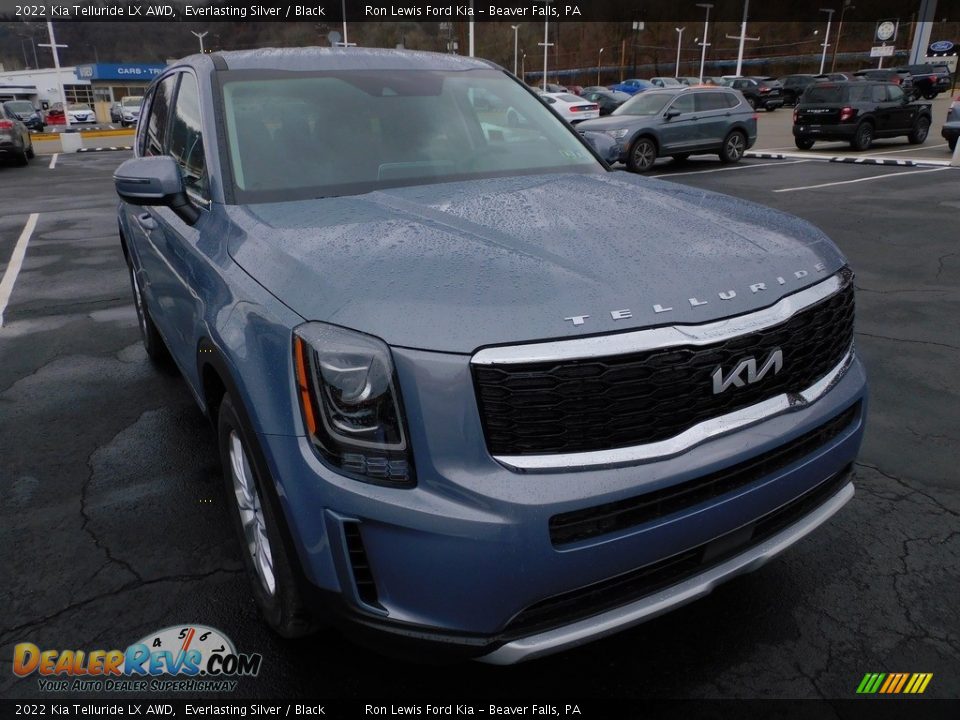 2022 Kia Telluride LX AWD Everlasting Silver / Black Photo #10