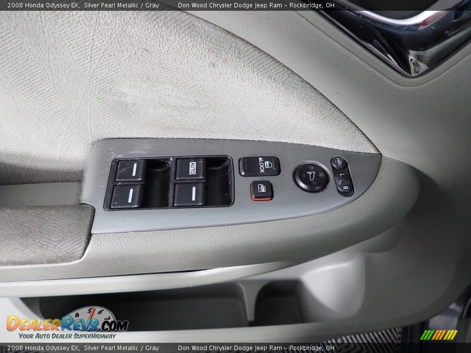 2008 Honda Odyssey EX Silver Pearl Metallic / Gray Photo #12