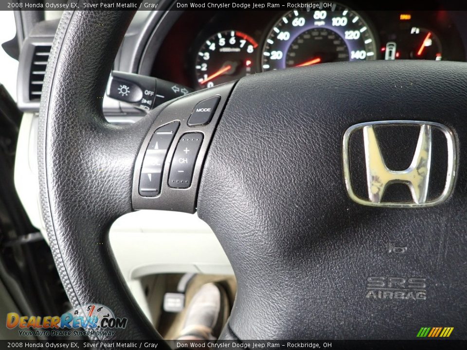 2008 Honda Odyssey EX Silver Pearl Metallic / Gray Photo #16