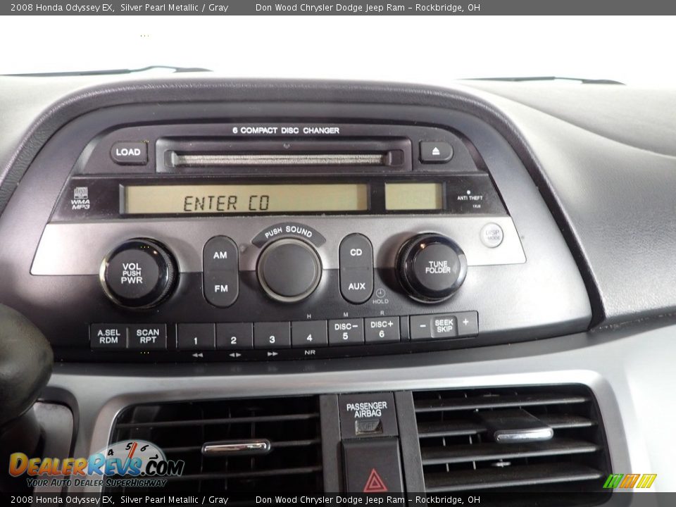 2008 Honda Odyssey EX Silver Pearl Metallic / Gray Photo #19