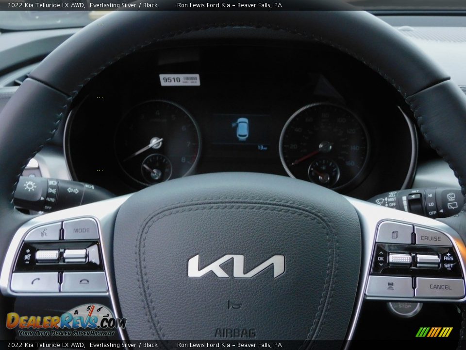 2022 Kia Telluride LX AWD Everlasting Silver / Black Photo #20