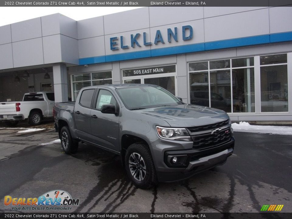 2022 Chevrolet Colorado Z71 Crew Cab 4x4 Satin Steel Metallic / Jet Black Photo #1