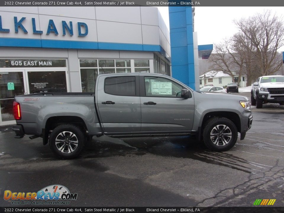 2022 Chevrolet Colorado Z71 Crew Cab 4x4 Satin Steel Metallic / Jet Black Photo #2