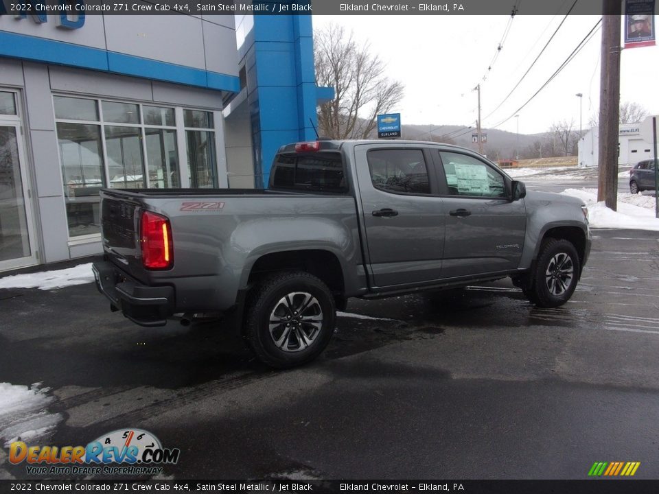 2022 Chevrolet Colorado Z71 Crew Cab 4x4 Satin Steel Metallic / Jet Black Photo #3