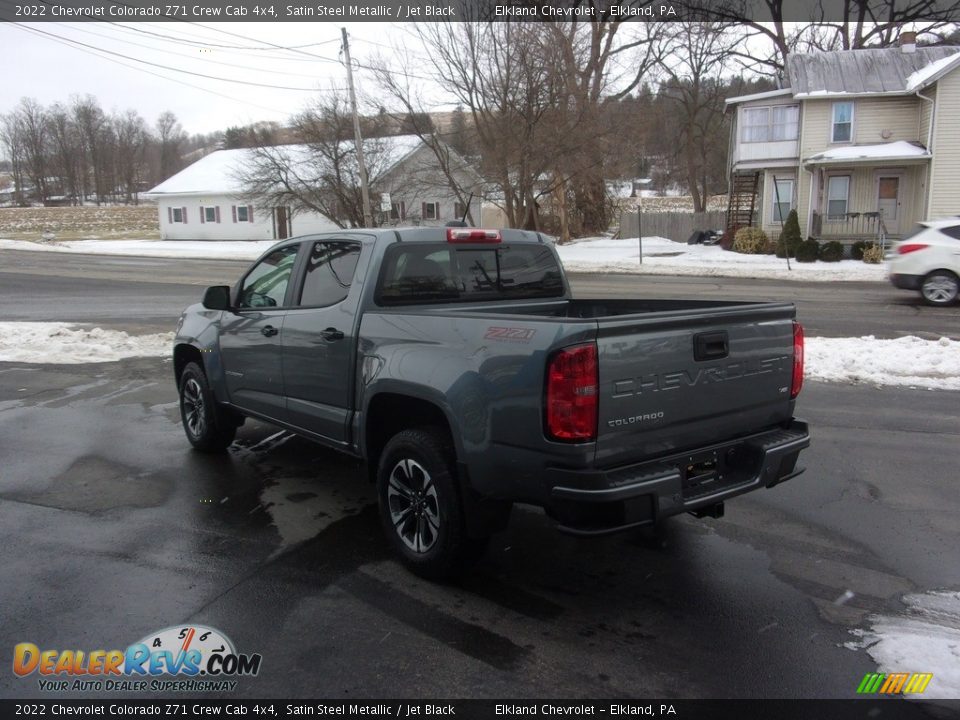 2022 Chevrolet Colorado Z71 Crew Cab 4x4 Satin Steel Metallic / Jet Black Photo #5