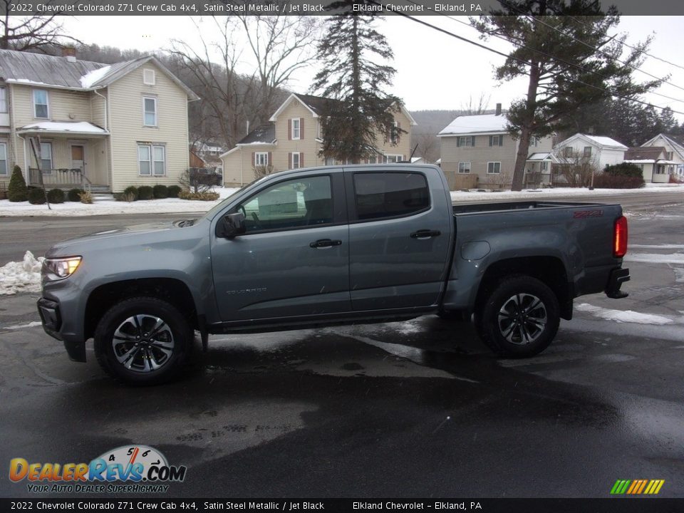 2022 Chevrolet Colorado Z71 Crew Cab 4x4 Satin Steel Metallic / Jet Black Photo #6