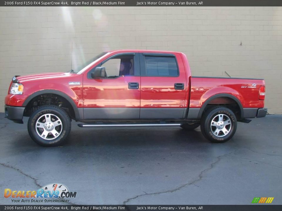 2006 Ford F150 FX4 SuperCrew 4x4 Bright Red / Black/Medium Flint Photo #1