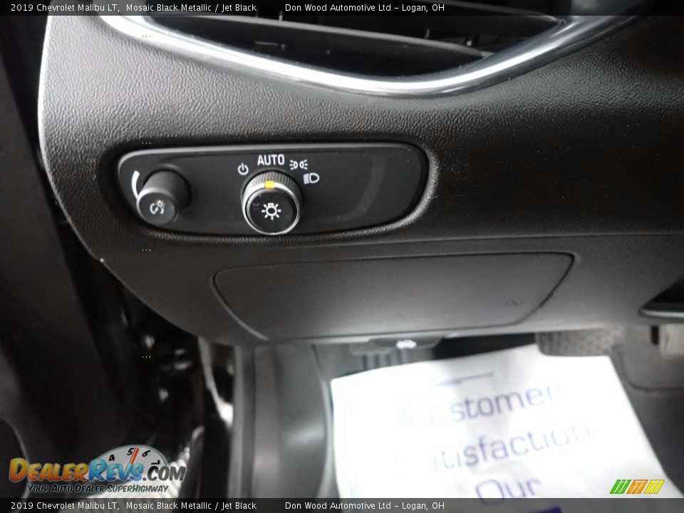 2019 Chevrolet Malibu LT Mosaic Black Metallic / Jet Black Photo #17