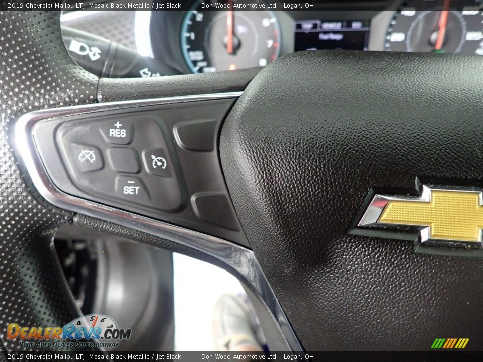 2019 Chevrolet Malibu LT Mosaic Black Metallic / Jet Black Photo #18