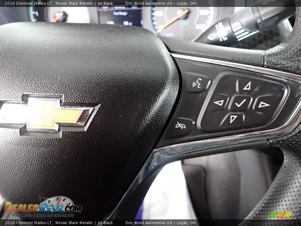 2019 Chevrolet Malibu LT Mosaic Black Metallic / Jet Black Photo #19
