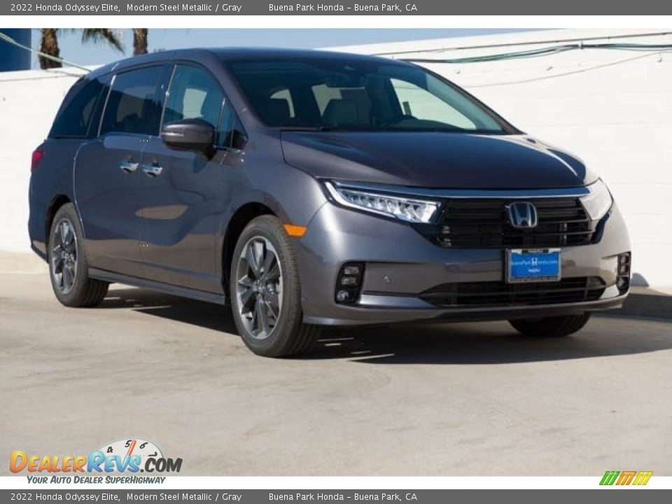 2022 Honda Odyssey Elite Modern Steel Metallic / Gray Photo #1