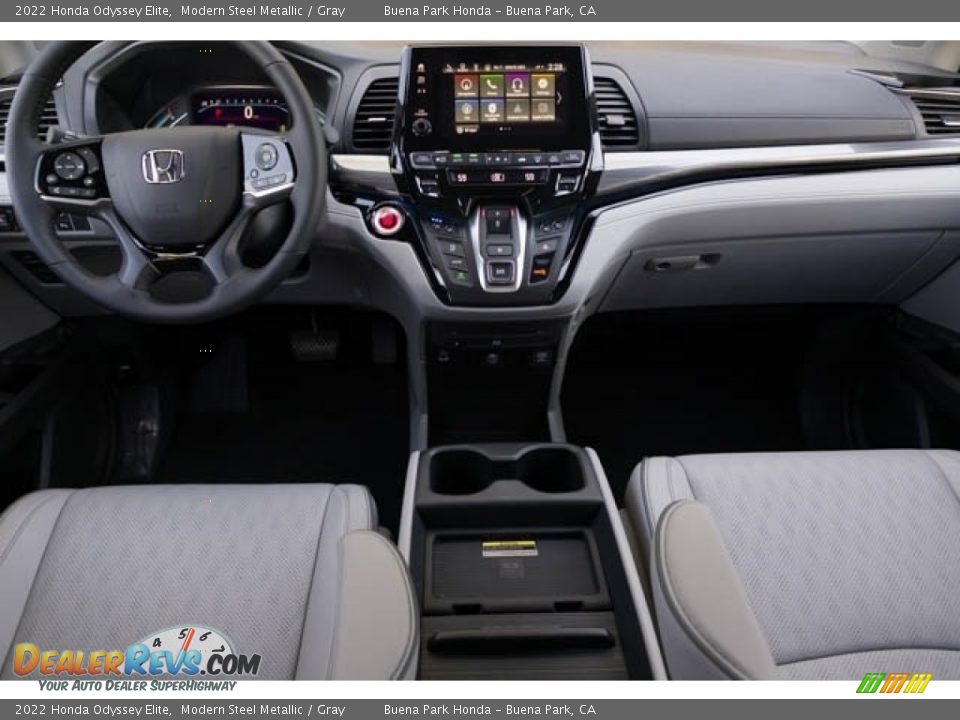 2022 Honda Odyssey Elite Modern Steel Metallic / Gray Photo #15