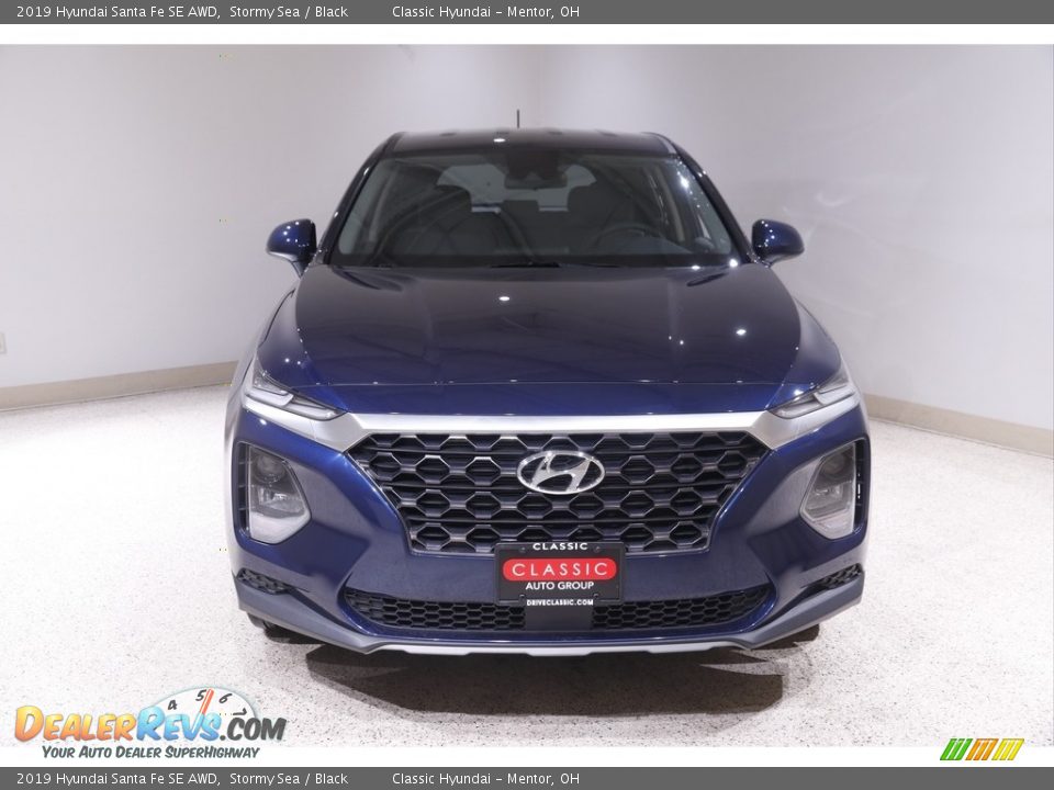 2019 Hyundai Santa Fe SE AWD Stormy Sea / Black Photo #2
