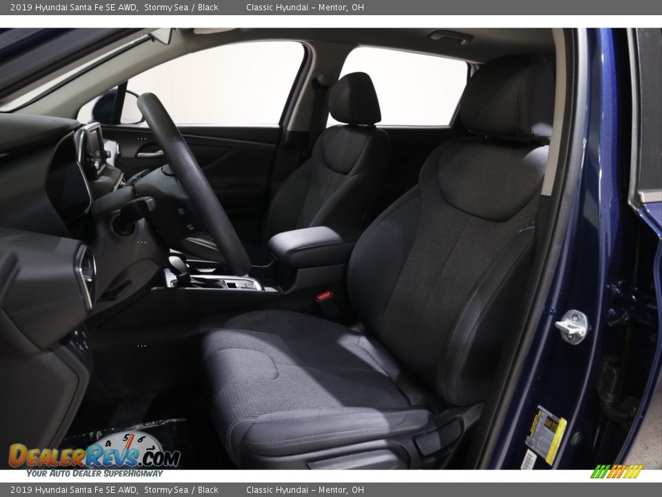 2019 Hyundai Santa Fe SE AWD Stormy Sea / Black Photo #5