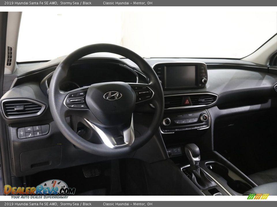 2019 Hyundai Santa Fe SE AWD Stormy Sea / Black Photo #6