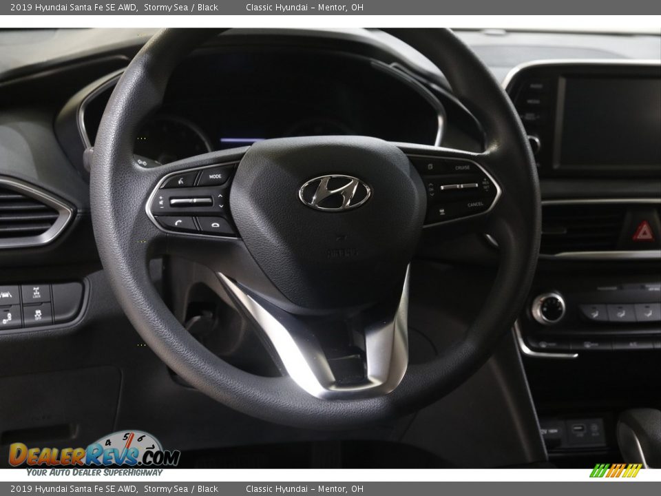 2019 Hyundai Santa Fe SE AWD Stormy Sea / Black Photo #7