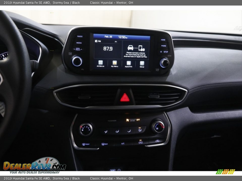 2019 Hyundai Santa Fe SE AWD Stormy Sea / Black Photo #9