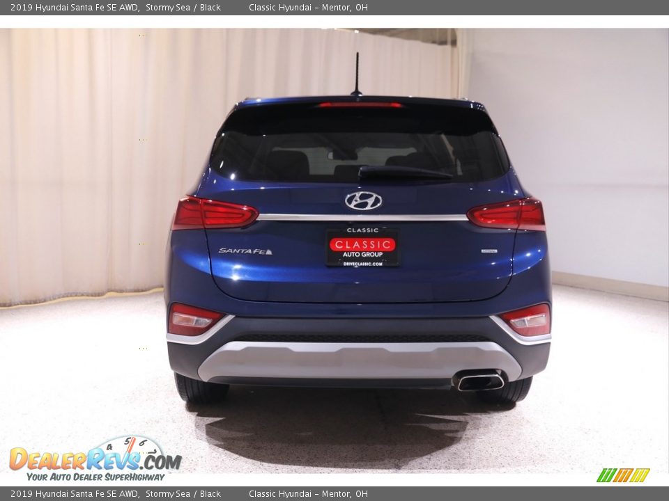 2019 Hyundai Santa Fe SE AWD Stormy Sea / Black Photo #17