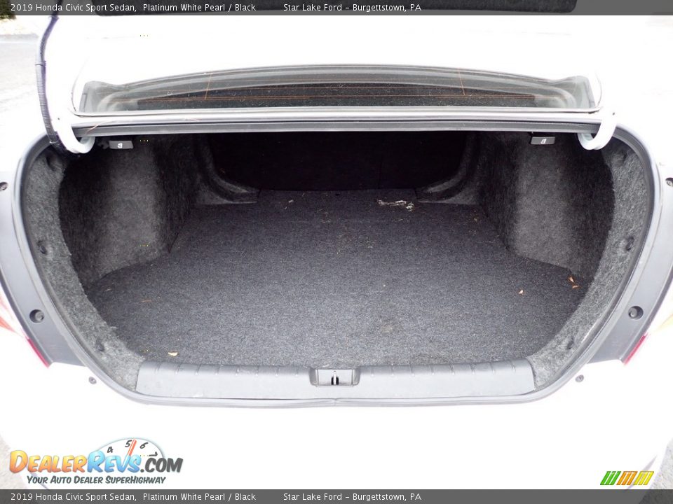 2019 Honda Civic Sport Sedan Platinum White Pearl / Black Photo #5