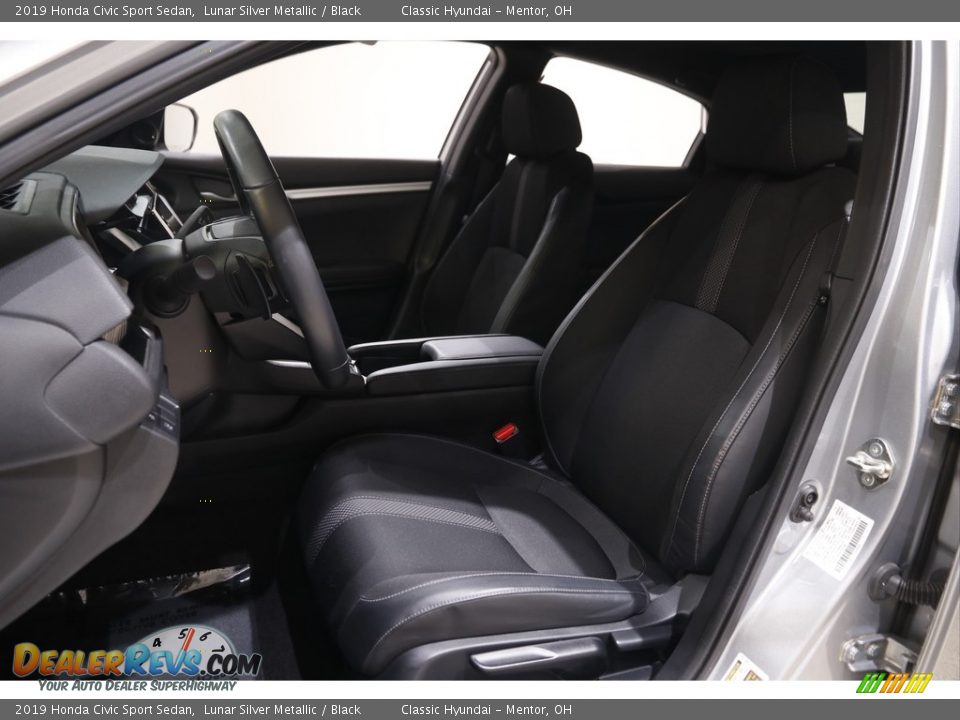 2019 Honda Civic Sport Sedan Lunar Silver Metallic / Black Photo #5