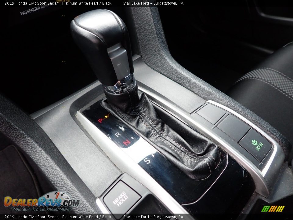 2019 Honda Civic Sport Sedan Platinum White Pearl / Black Photo #15