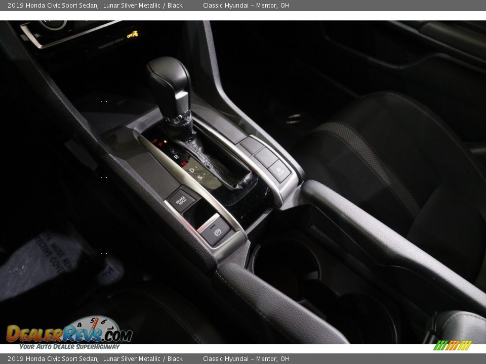 2019 Honda Civic Sport Sedan Lunar Silver Metallic / Black Photo #13