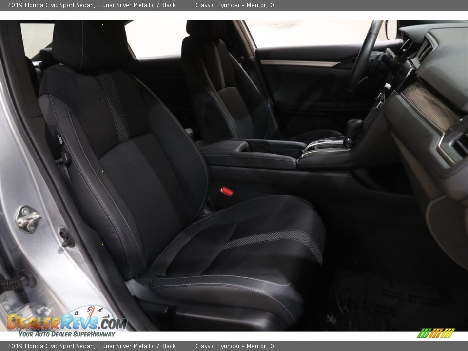 2019 Honda Civic Sport Sedan Lunar Silver Metallic / Black Photo #15