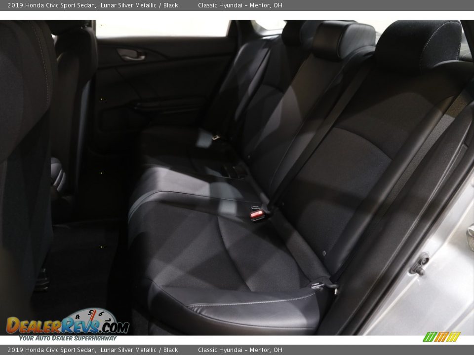 2019 Honda Civic Sport Sedan Lunar Silver Metallic / Black Photo #17