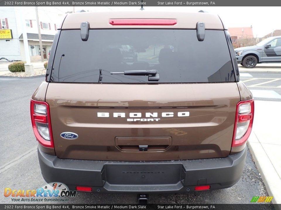 2022 Ford Bronco Sport Big Bend 4x4 Bronze Smoke Metallic / Medium Dark Slate Photo #4