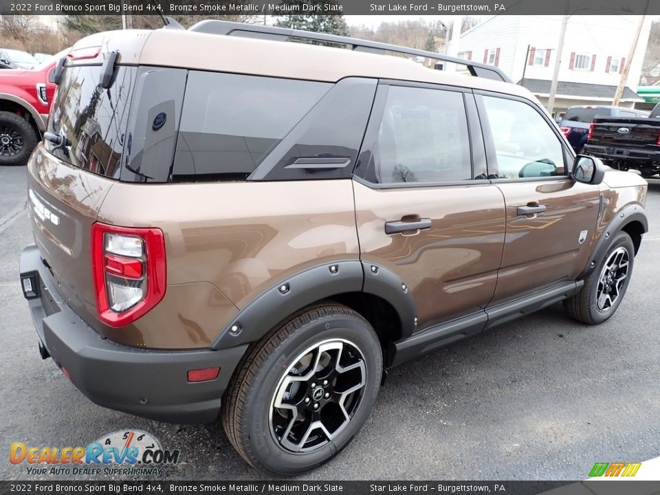 2022 Ford Bronco Sport Big Bend 4x4 Bronze Smoke Metallic / Medium Dark Slate Photo #6