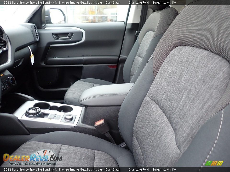 Front Seat of 2022 Ford Bronco Sport Big Bend 4x4 Photo #10