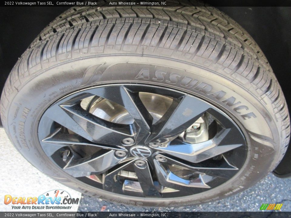 2022 Volkswagen Taos SEL Cornflower Blue / Black Photo #7