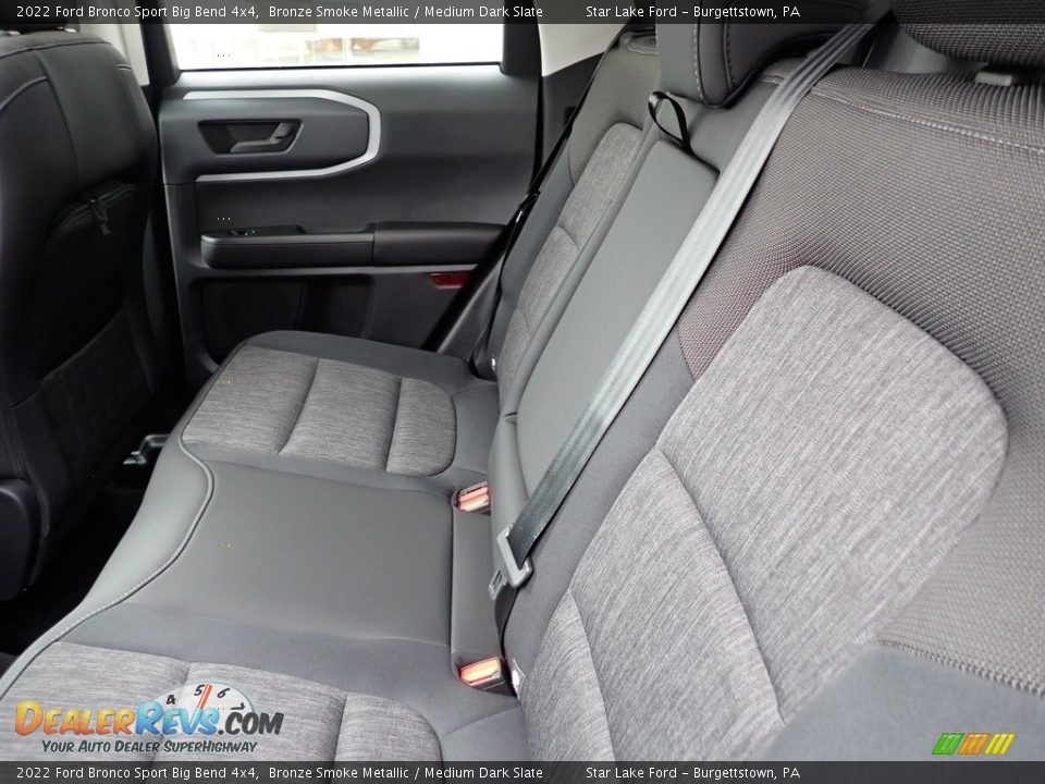 Rear Seat of 2022 Ford Bronco Sport Big Bend 4x4 Photo #11