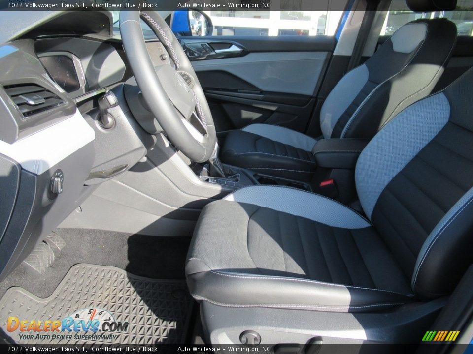2022 Volkswagen Taos SEL Cornflower Blue / Black Photo #10