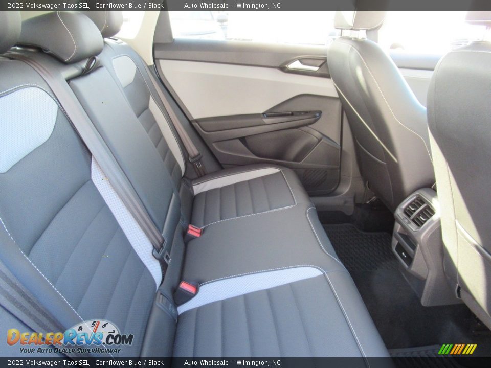 2022 Volkswagen Taos SEL Cornflower Blue / Black Photo #14