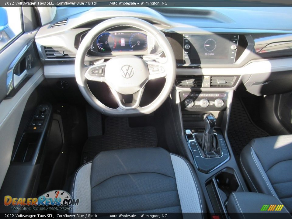 2022 Volkswagen Taos SEL Cornflower Blue / Black Photo #15