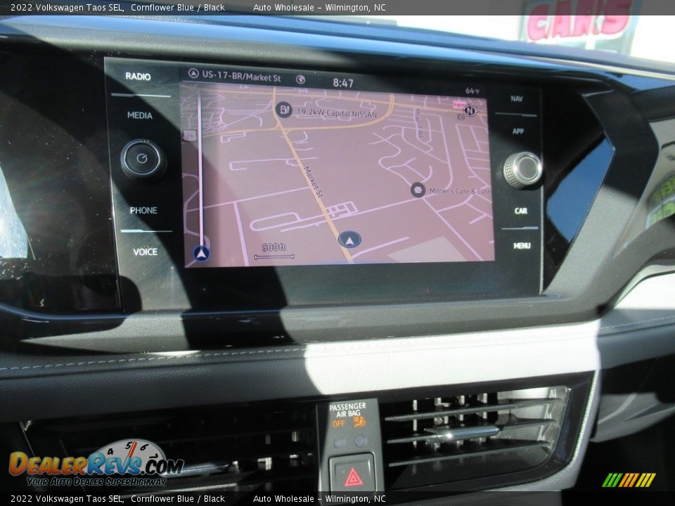 2022 Volkswagen Taos SEL Cornflower Blue / Black Photo #17