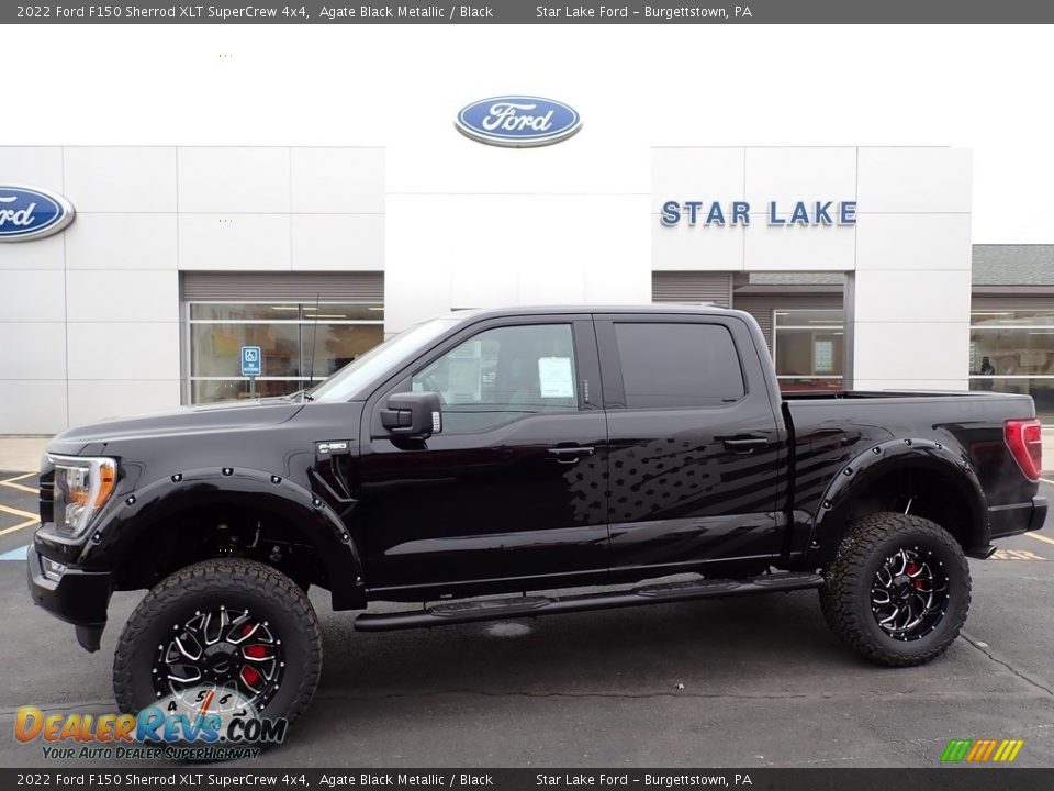 2022 Ford F150 Sherrod XLT SuperCrew 4x4 Agate Black Metallic / Black Photo #1