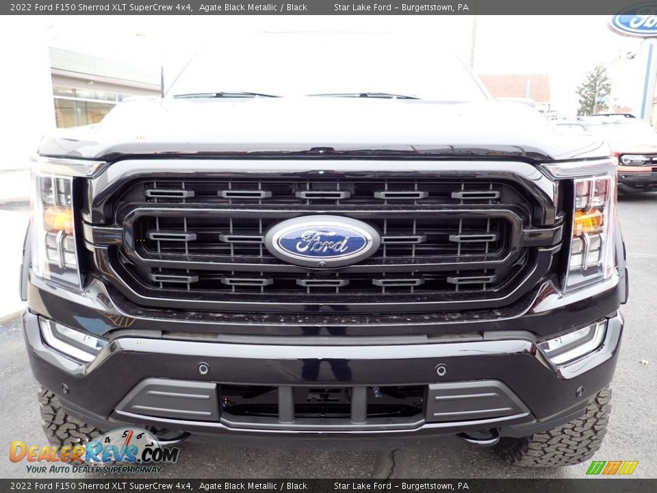 2022 Ford F150 Sherrod XLT SuperCrew 4x4 Agate Black Metallic / Black Photo #8