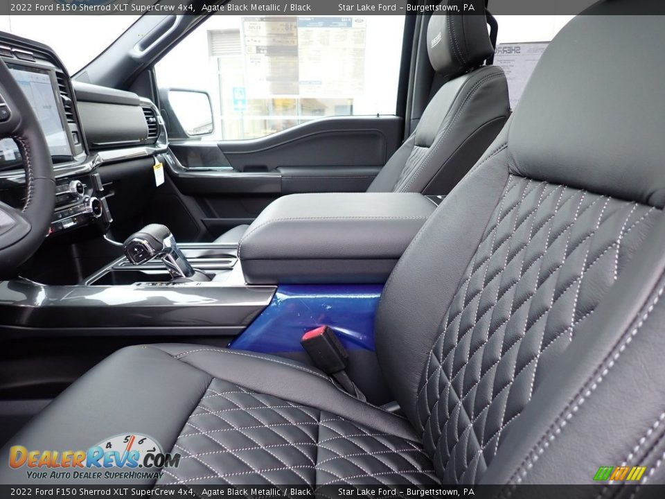 Black Interior - 2022 Ford F150 Sherrod XLT SuperCrew 4x4 Photo #9