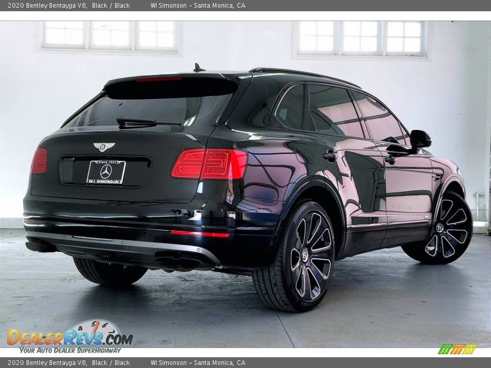 2020 Bentley Bentayga V8 Black / Black Photo #12