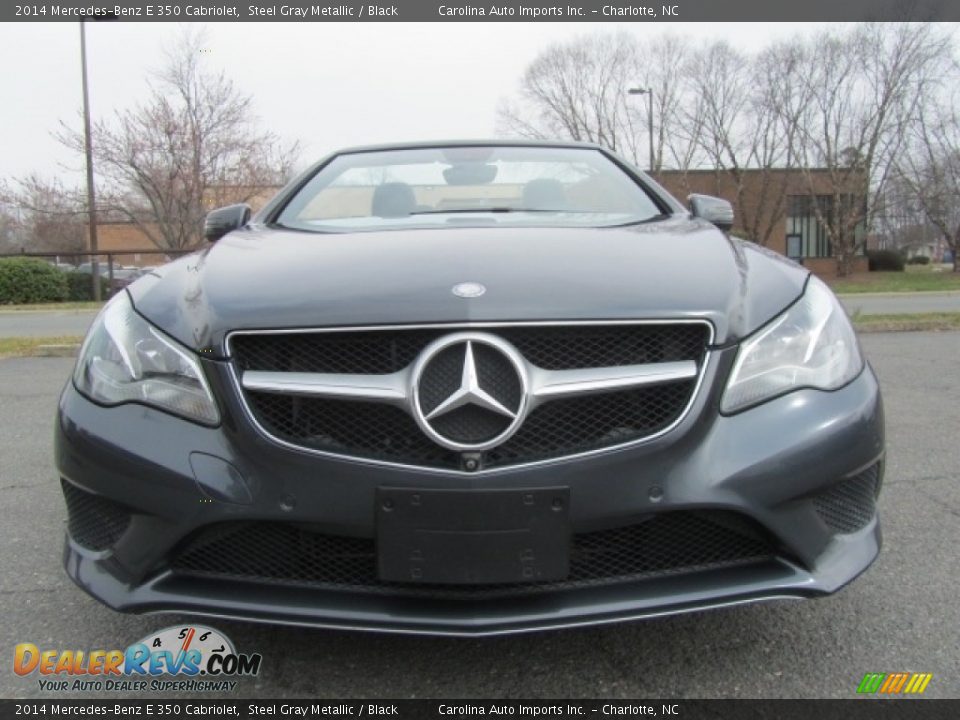 2014 Mercedes-Benz E 350 Cabriolet Steel Gray Metallic / Black Photo #4