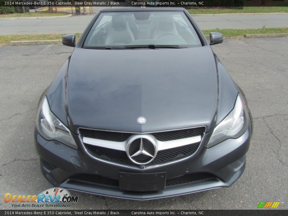 2014 Mercedes-Benz E 350 Cabriolet Steel Gray Metallic / Black Photo #5