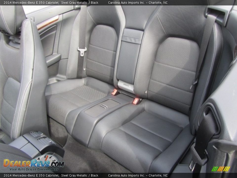 Rear Seat of 2014 Mercedes-Benz E 350 Cabriolet Photo #22